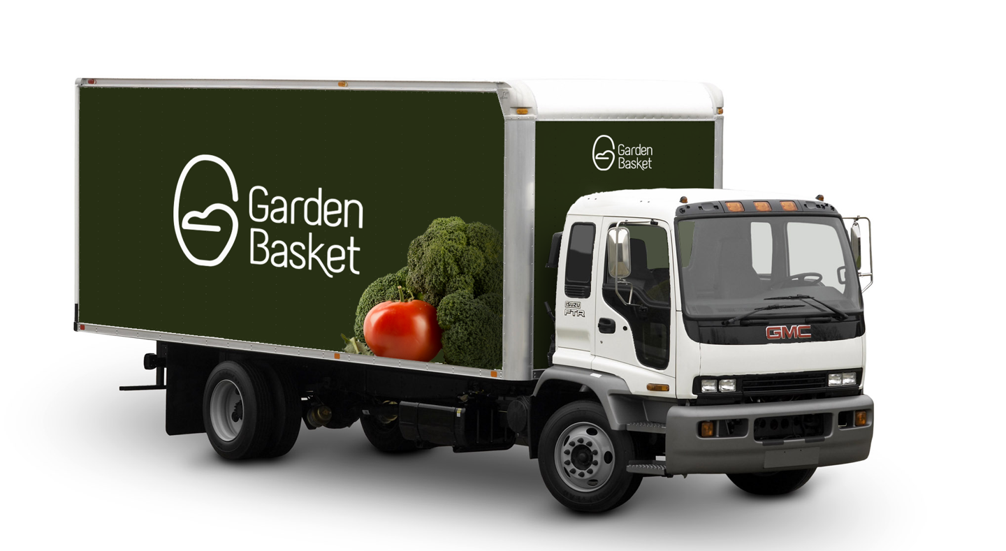Garden Basket branded truck