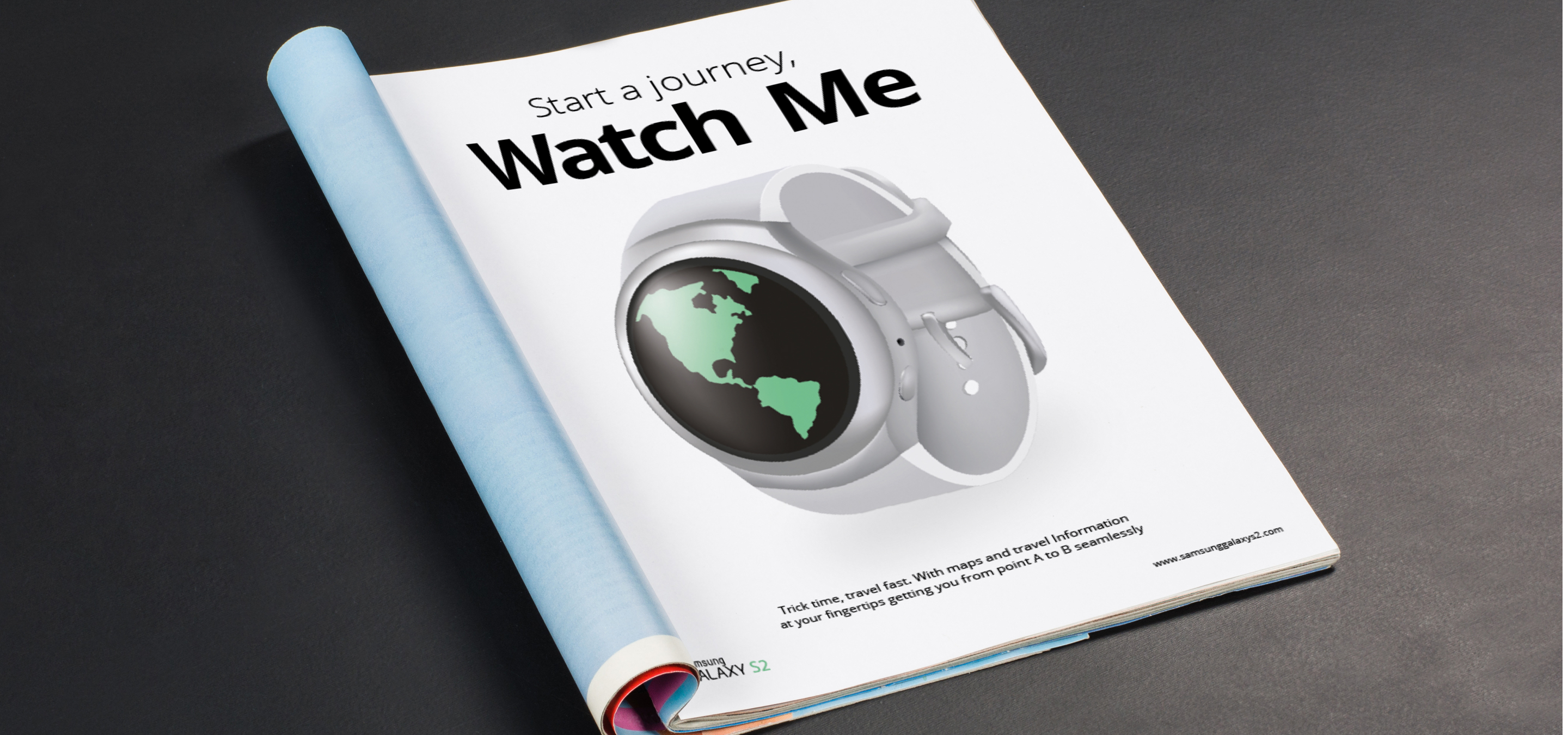 mockup poster on print